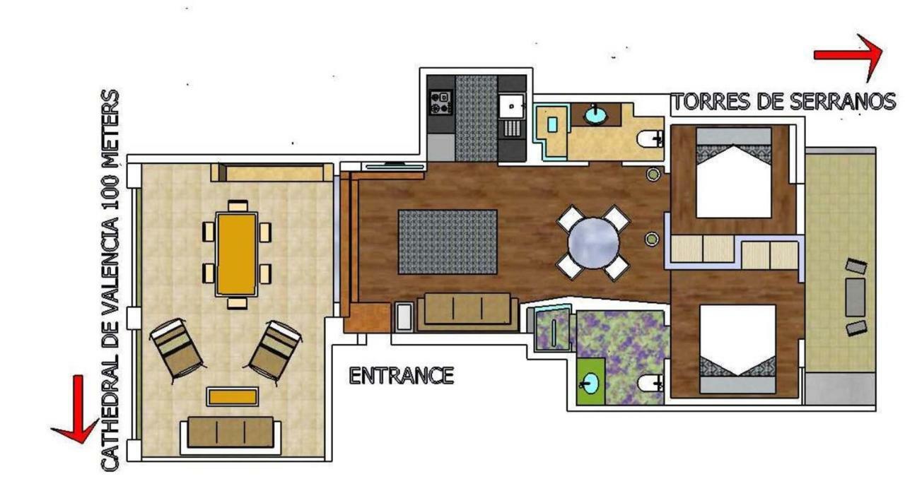 Florit Flats - Center 2br 2ba Attic Terrace View Wifi Ac Apartamento